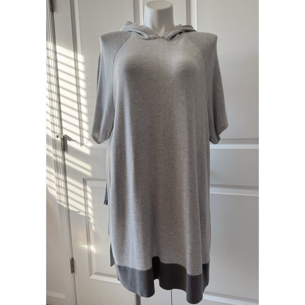 Lululemon Opened Up Poncho Heathered Core Ultra Light Grey Heathered Asphalt M/L - Picture 1 of 9